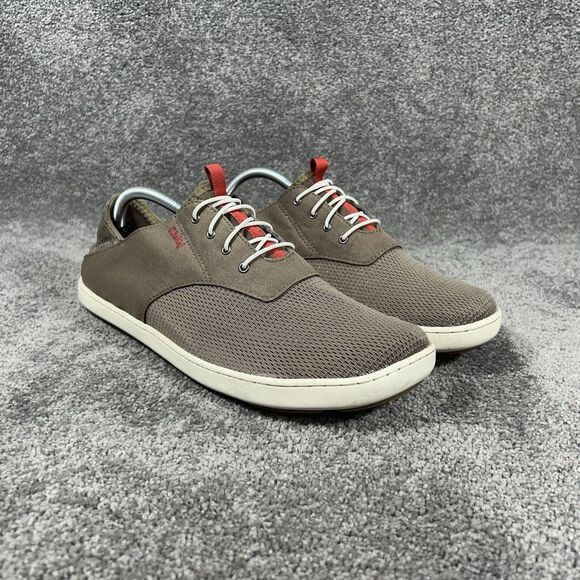 Olukai Nohea Moku 10283-RK13 Mens Size 11 Brown Slip On Casual Shoes Used - Picture 2 of 11